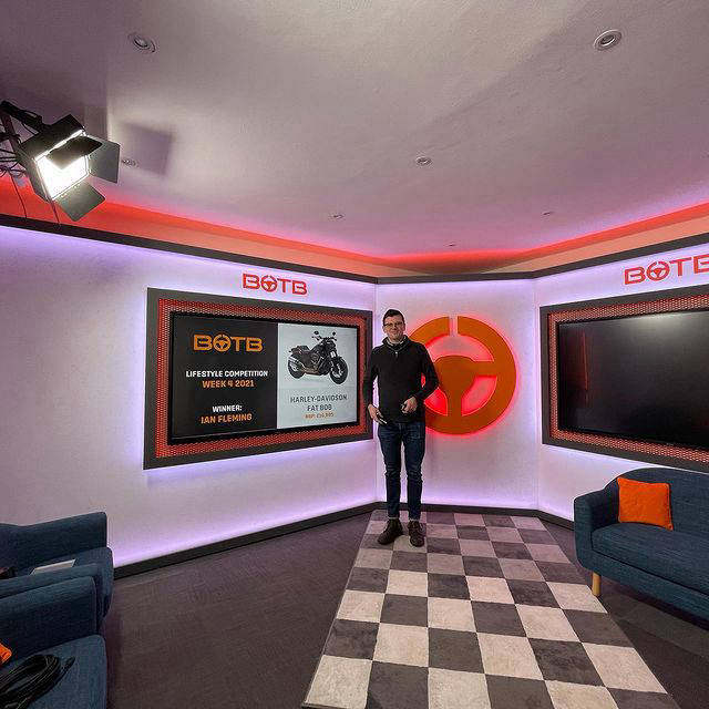 Another install completed! We designed and delivered this filming studio for our great client BOTB Best of the Best